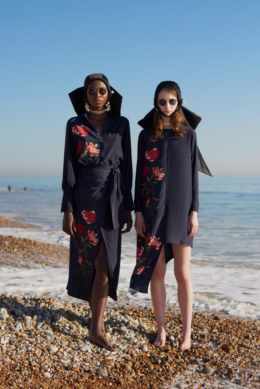 Mother of Pearl Net-A-Porter peace silk