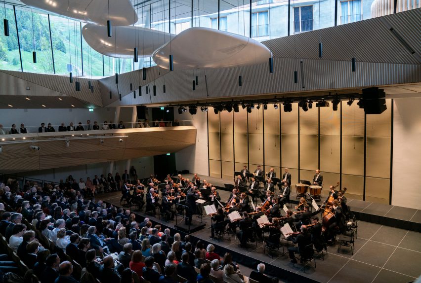 Andermatt Concert Hall in the Swiss Alps by Studio Seilern Architects