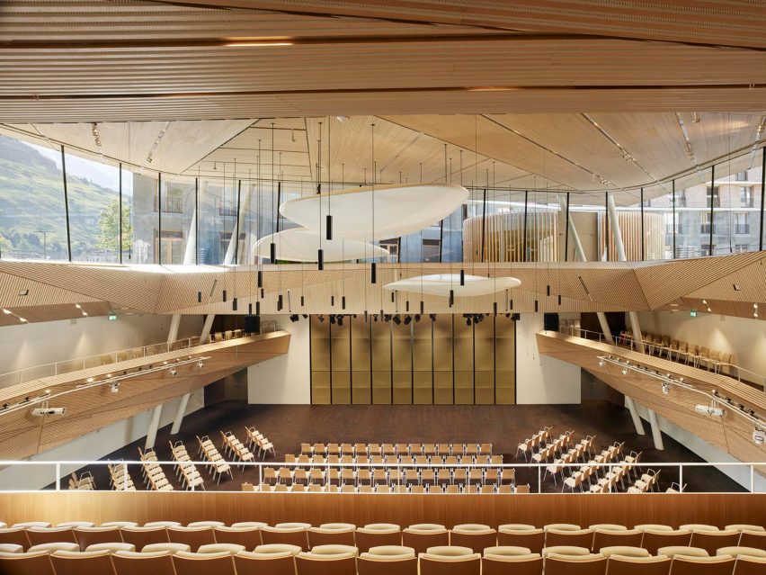 Andermatt Concert Hall in the Swiss Alps by Studio Seilern Architects