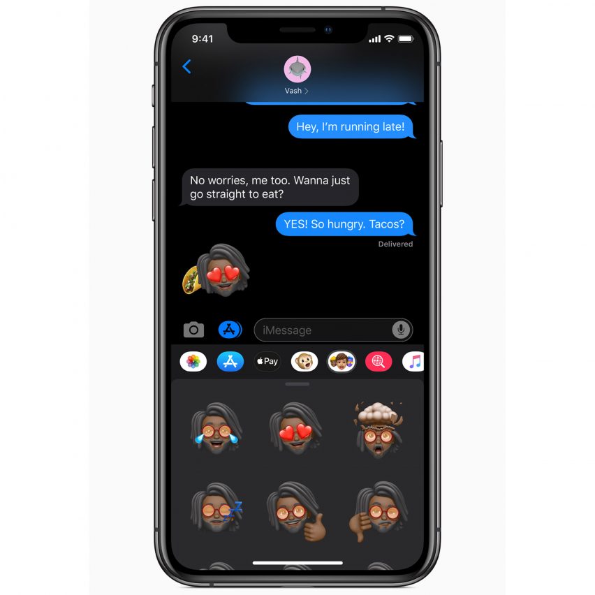 Apple iPhone iOS 13 including dark mode