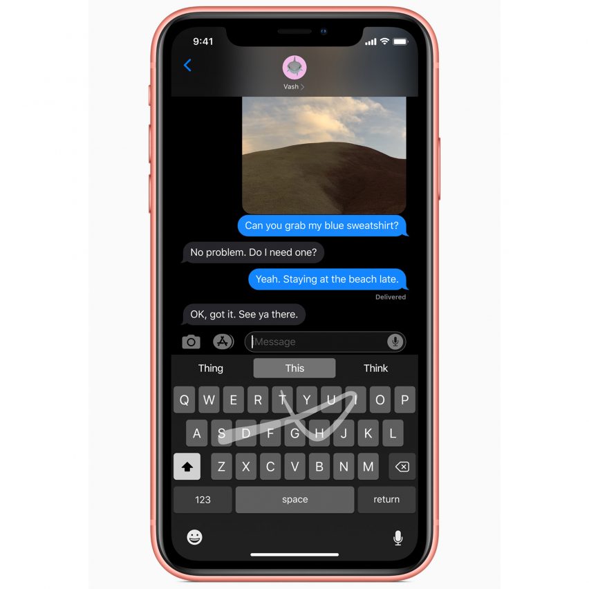 Apple iPhone iOS 13 including dark mode
