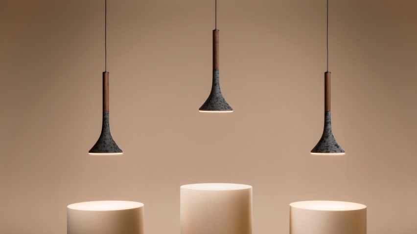 Aura lighting fixtures by Bandido Studio
