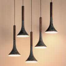 Aura lighting fixtures by Bandido Studio