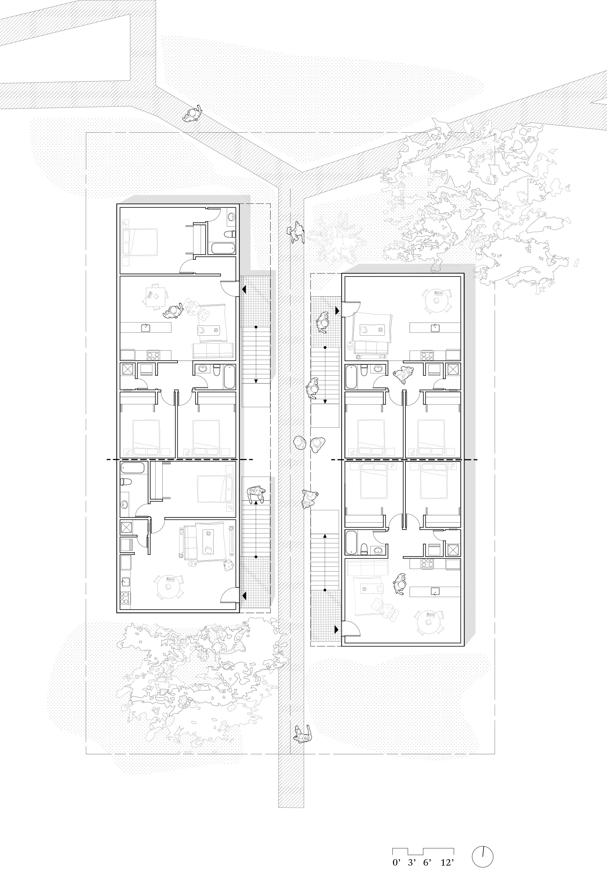 Bastion Community housing complex in New Orleans by Office Of Jonathan Tate