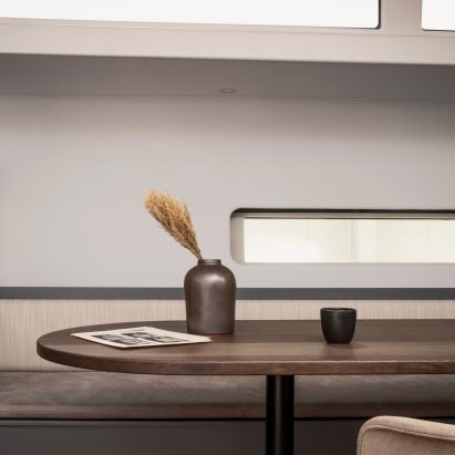 Bella yacht interiors designed by Norm Architects