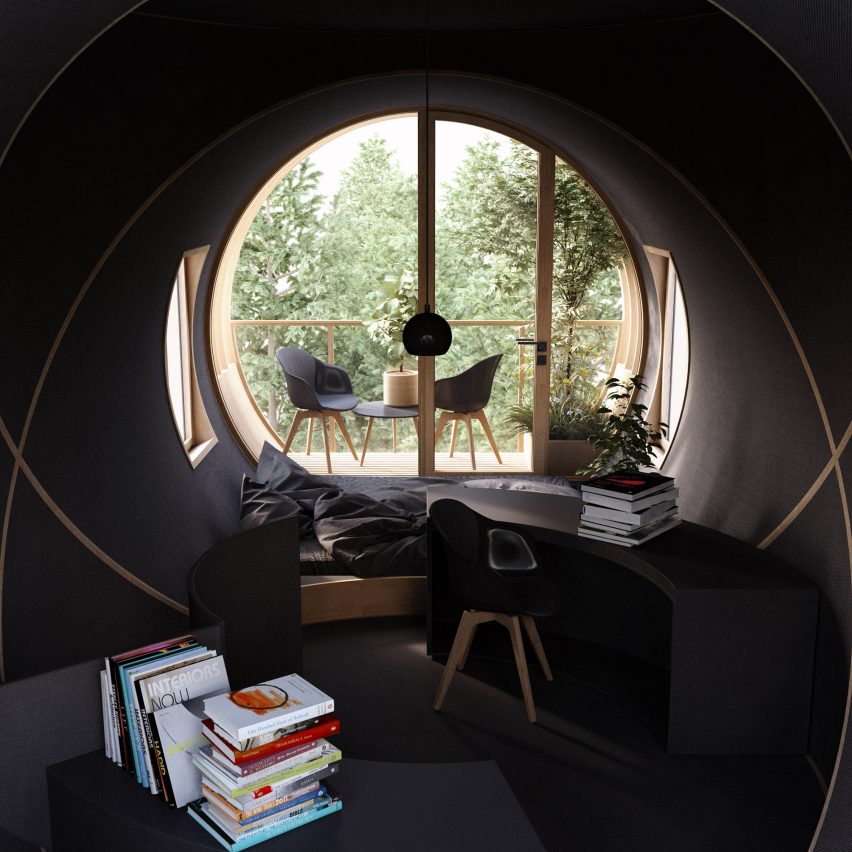 Bert by Precht is a concept for a modular treehouse designed for startup Baumbau