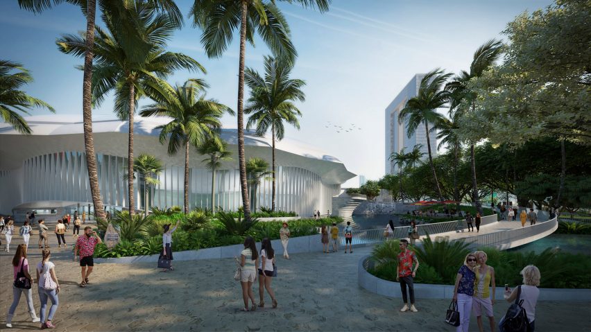 Snøhetta reveals masterplan for 1960s Blaisdell Center in Honolulu
