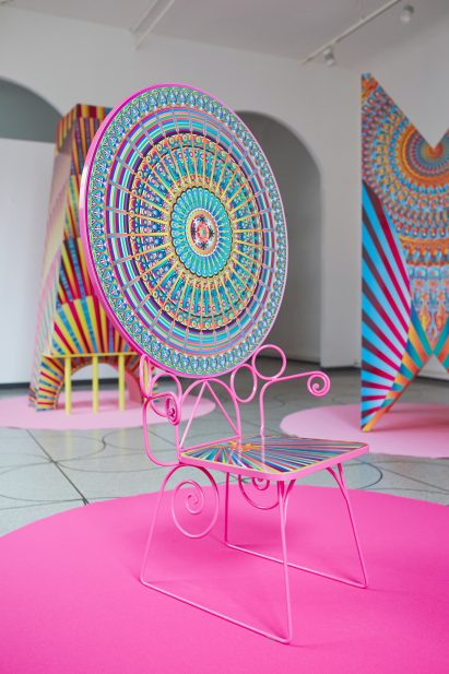 Adam Nathaniel Furman designs "clumsy" furniture for Camp Design Gallery and Abet Laminati