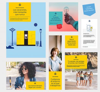 Summa rebrands Spanish postal service retaining distinctive elements