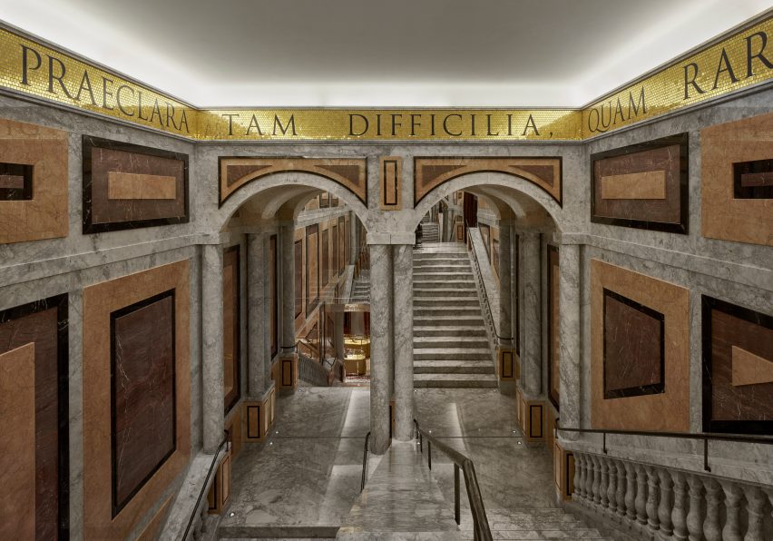 Dolce & Gabbana Piazza di Spagna store by Carbondale features digital fresco