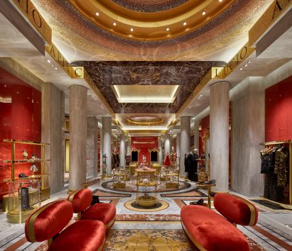 Dolce & Gabbana Piazza di Spagna store by Carbondale features digital fresco