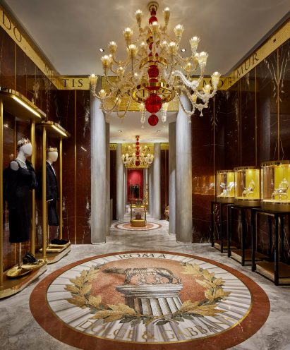 Dolce & Gabbana Piazza di Spagna store by Carbondale features digital fresco