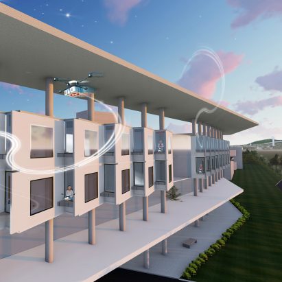 Drone-powered hospital by Leo A Daly