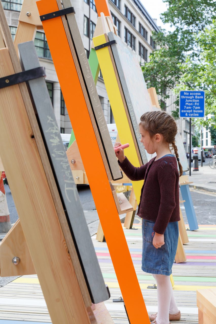 Fatkin, Patrick McEvoy and PARTI create city parklets in central London