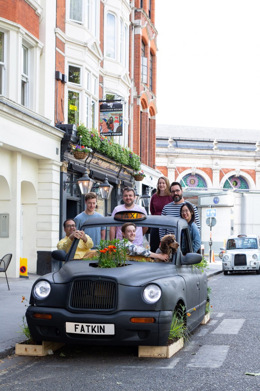 Fatkin, Patrick McEvoy and PARTI create city parklets in central London