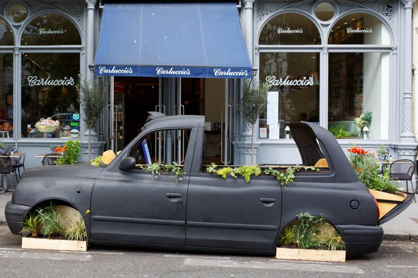 Fatkin, Patrick McEvoy and PARTI create city parklets in central London