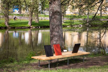 Jasper Morrison curates collection of designer benches for Finnish biennale