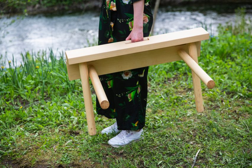 Jasper Morrison curates collection of designer benches for Finnish biennale