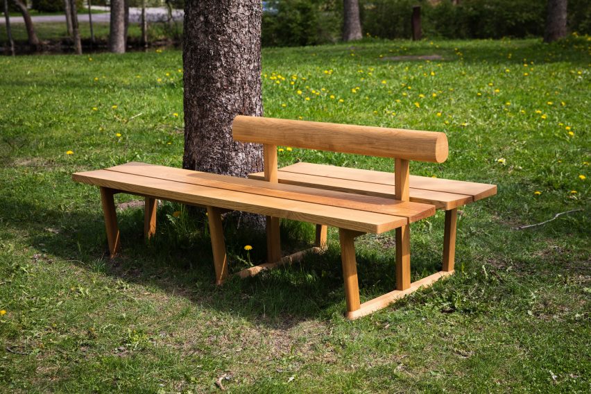 Jasper Morrison curates collection of designer benches for Finnish biennale