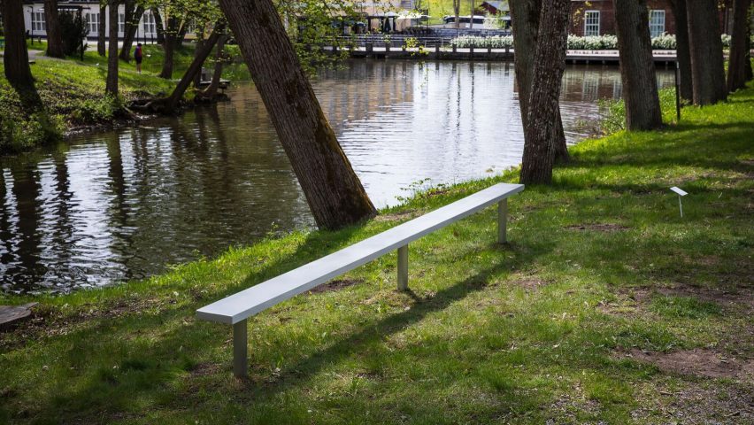 Jasper Morrison curates collection of designer benches for Finnish biennale