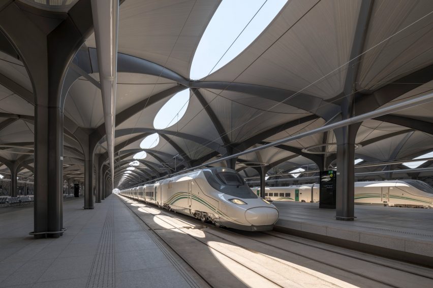 High-speed stations in Mecca, Medina, Jeddah and King Abdullah Economic City, Saudi Arabia by Foster + Partners