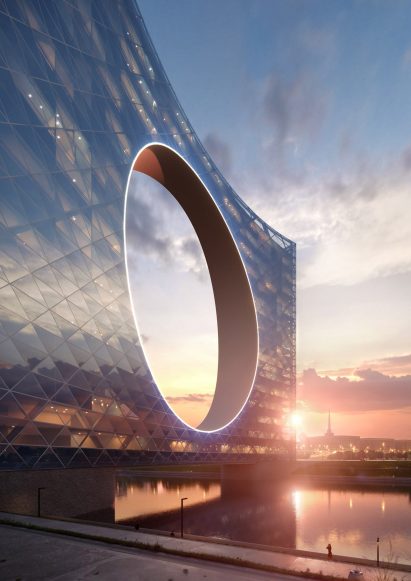 Tower of the Sun by Fundamental Architects and Omega Render in Astana, Kazakhstan