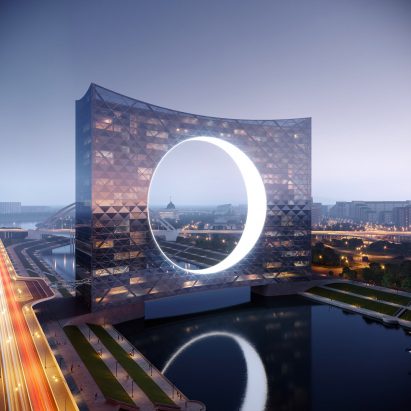 Tower of the Sun by Fundamental Architects and Omega Render in Astana, Kazakhstan