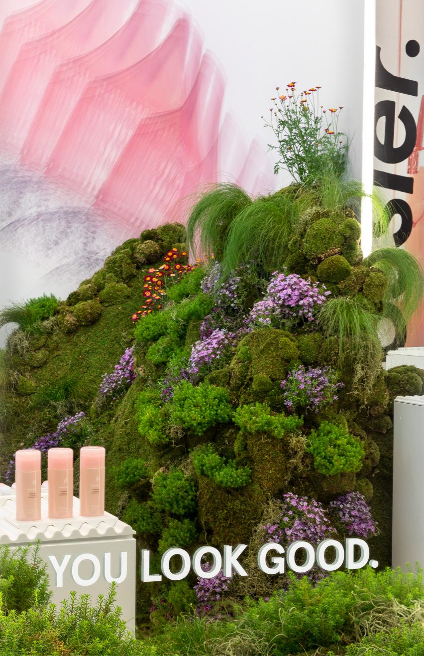 Glossier pop-up shop in Seattle, Washington, by Glossier Experiential Team and Studio Lily Kwong