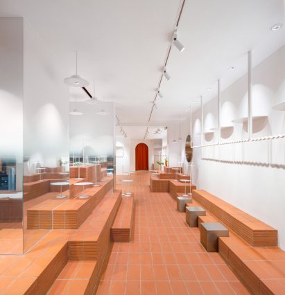 Her cafe and shop in Hong Kong, designed by Clap