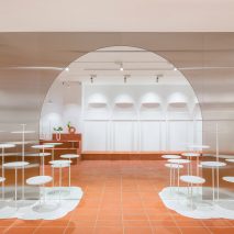 Her cafe and shop in Hong Kong, designed by Clap