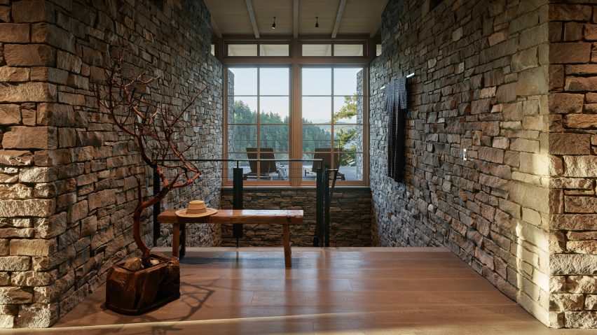 Hillside Sanctuary and guest house by Hoedemaker Pfeiffer in Washington state