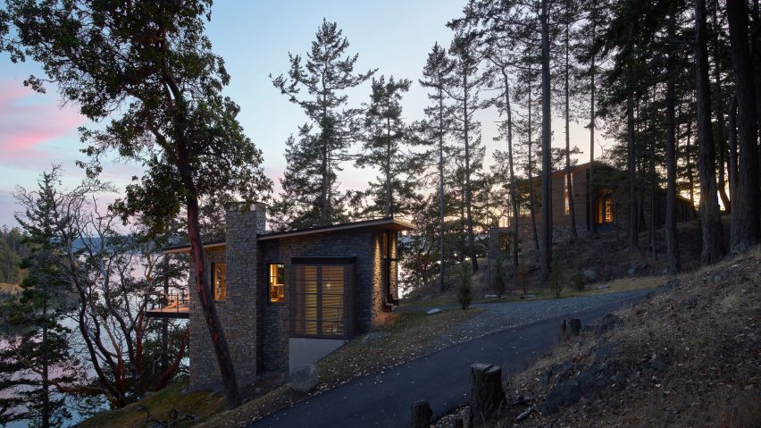 Hillside Sanctuary and guest house by Hoedemaker Pfeiffer in Washington state