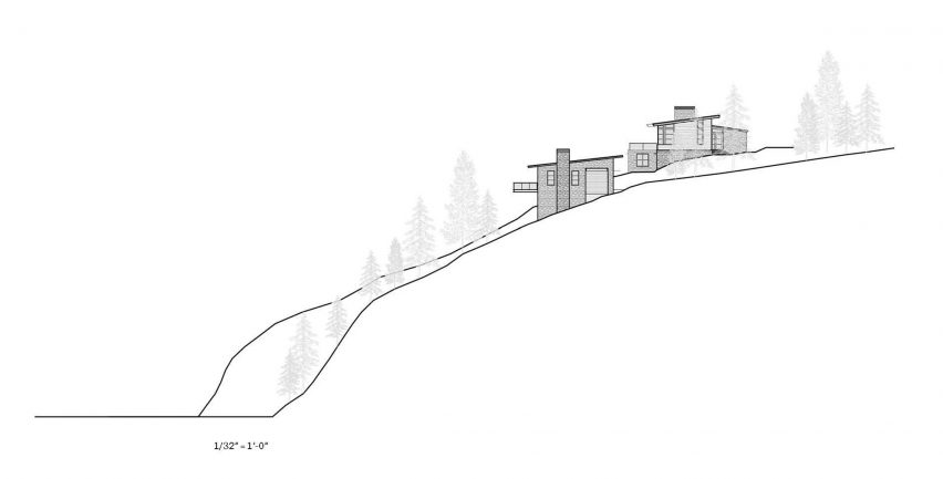 Hillside Sanctuary and guest house by Hoedemaker Pfeiffer in Washington state