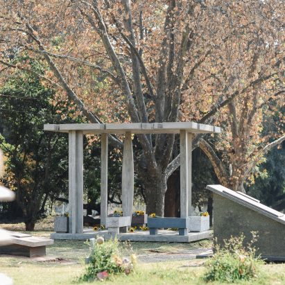 Memorial pavilion for South African trumpeter Hugh Masekela by David Adjaye