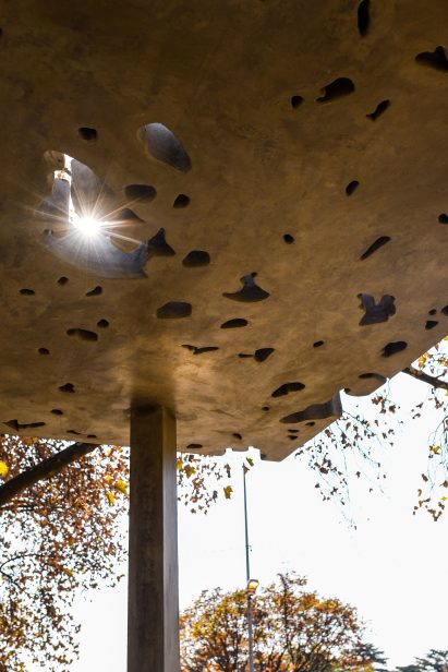 Memorial pavilion for South African trumpeter Hugh Masekela by David Adjaye