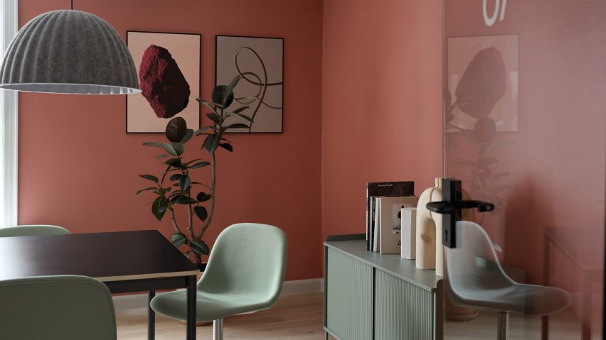 Muuto expands Copenhagen offices with new pastel-coloured workspaces