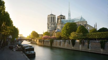 Eight Inc proposal for Notre-Dame roof in structural glass
