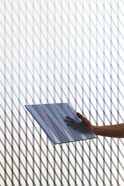 Oblique and Chevron glass panels by Ronan and Erwan Bouroullec x Skyline Design