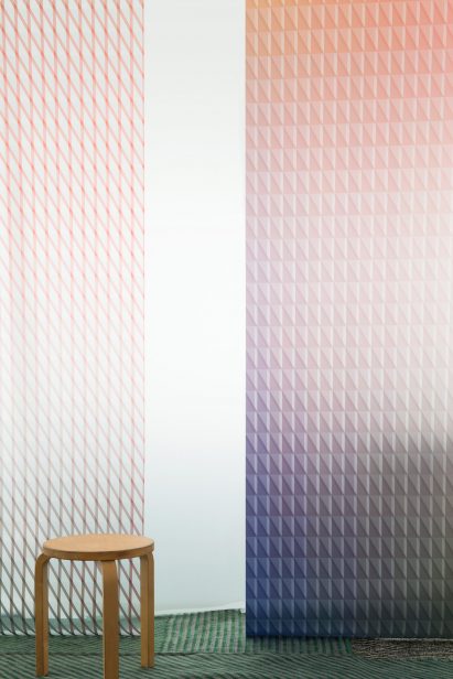 Oblique and Chevron glass panels by Ronan and Erwan Bouroullec x Skyline Design