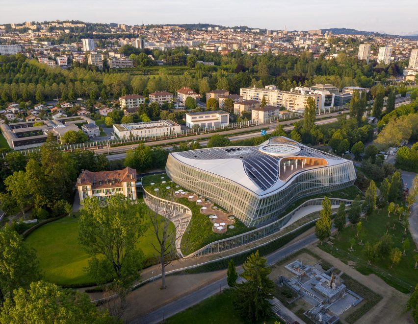 Olympic House in Lausanne Switzerland by 3XN