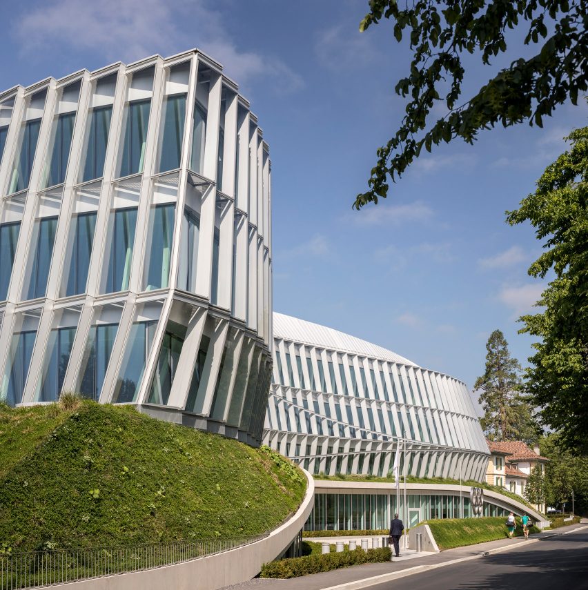 Olympic House in Lausanne Switzerland by 3XN