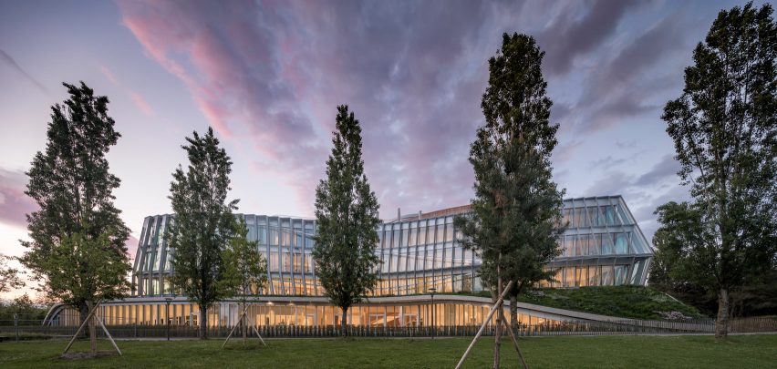 Olympic House in Lausanne Switzerland by 3XN