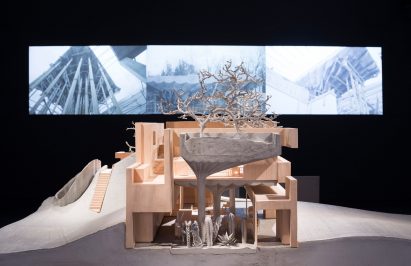 Omer Arbel presents experiments with concrete at Particles for the Built World exhibition