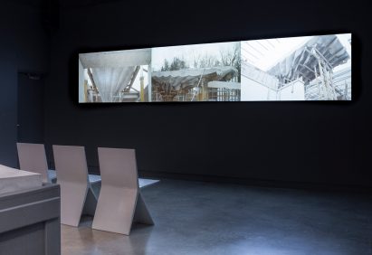 Omer Arbel presents experiments with concrete at Particles for the Built World exhibition