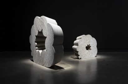 Omer Arbel presents experiments with concrete at Particles for the Built World exhibition