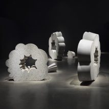 Omer Arbel presents experiments with concrete at Particles for the Built World exhibition