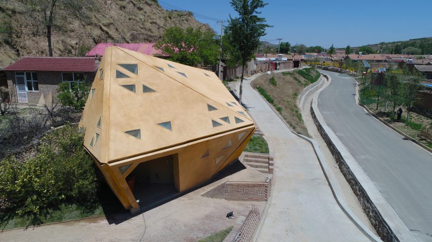 Operable Interactive Village Hut by Weiguo Xu