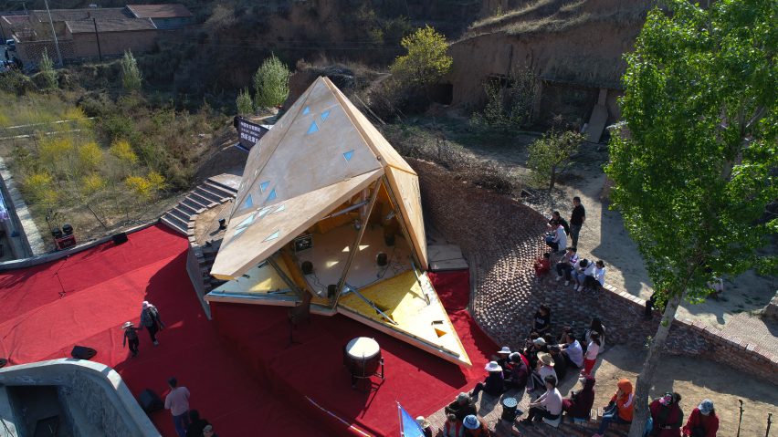 Operable Interactive Village Hut by Weiguo Xu