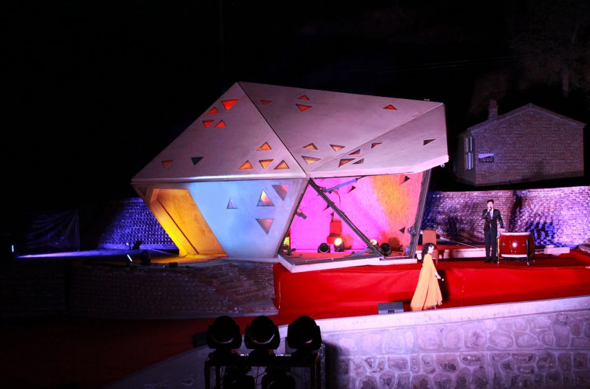Operable Interactive Village Hut by Weiguo Xu