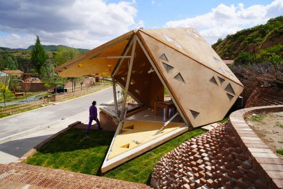 Operable Interactive Village Hut by Weiguo Xu